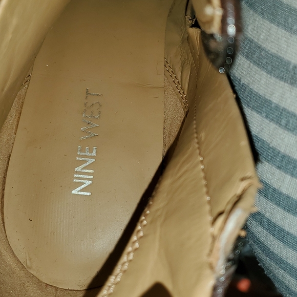 Nine West size 11 Brown ankle booties - Picture 8 of 10